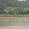 Chungju Sign across the water